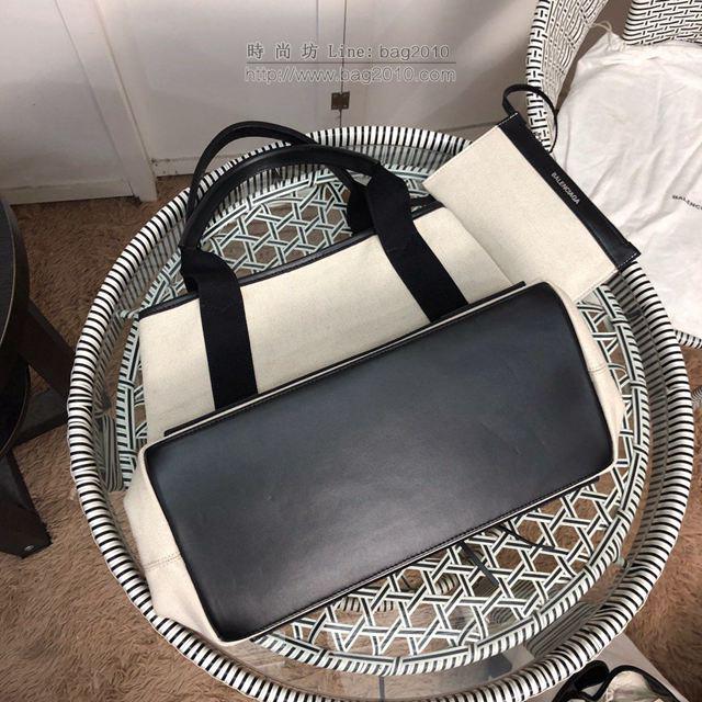 Balenciaga女包 巴黎世家新版爆款 帆布字母包 新版一行字 大號手提包  csbl1170